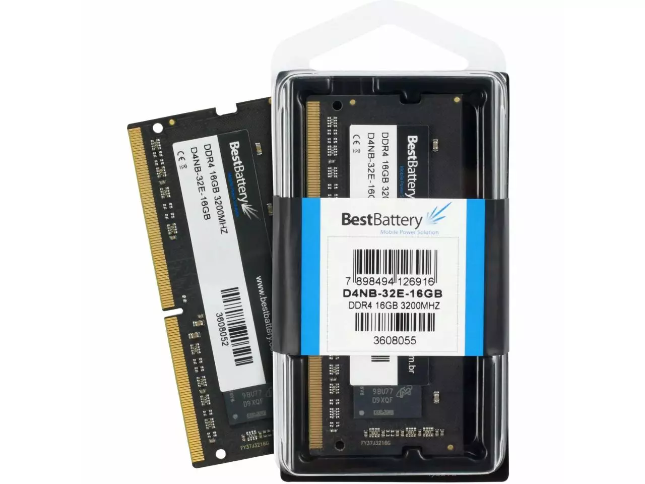 Memória Notebook BestBattery 16GB DDR4 SO-DIMM 2666MHz 1.2V