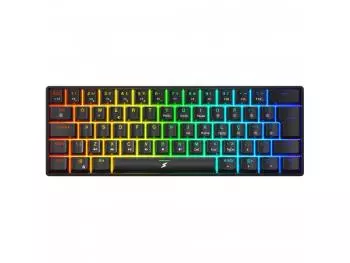 Teclado Mecânico Gamer SuperFrame Player 60% Led RGB com Switch Red ABNT2 USB