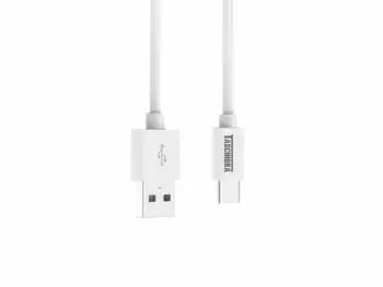 Cabo Conversor USB Tipo-C (M) x USB Tipo-A (M) 1m Branco - TASCHIBRA 