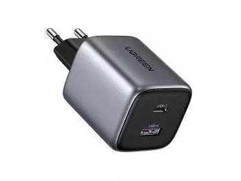 Carregador de Celular Universal (2 portas, USB-C, USB) 35W, Rápido - Ugreen
