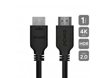 Cabo HDMI PCYes 1m 4K/60Hz - Phm20-1