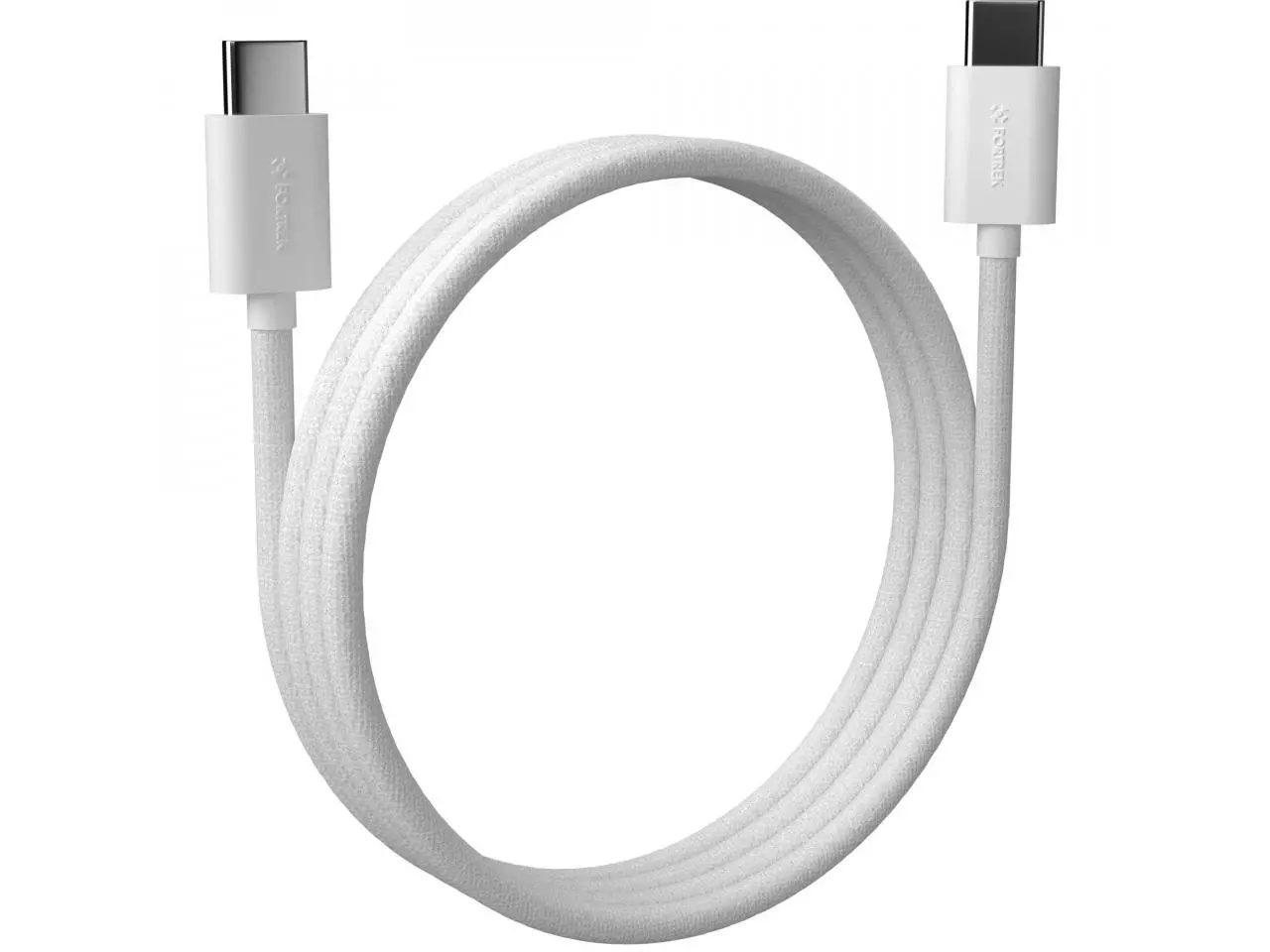 Cabo USB-C (M) x (M) 1m, Branco - Fortrek
