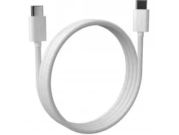 Cabo USB-C (M) x (M) 1m, Branco - Fortrek