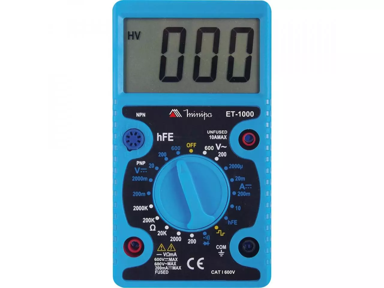 Multímetro Digital Minipa ET-1000 Azul
