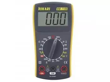 Multímetro Digital Hikari HM1100 Amarelo/Cinza