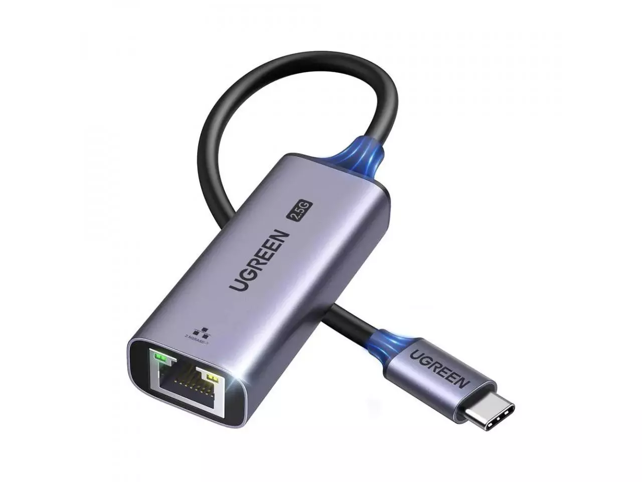 Adaptador Ugreen Ethernet 2.5Gbps USB-C para RJ-45