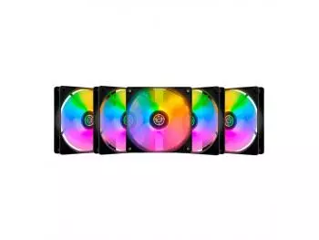Kit Fan 120mm com 5 Unidades TGT Striker