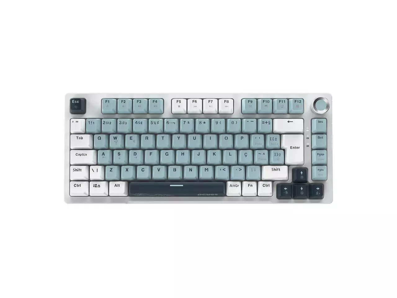 Teclado Mecânico Gamer PCYES Arkeum Summit Edition 75% Switch Red, ABNT2, USB