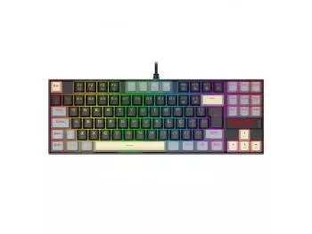 Teclado Mecânico Redragon Kumara RGB com Switch Brown, TKL, ABNT2