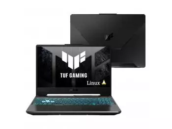 Notebook ASUS TUF Gaming A15, AMD Ryzen 7 7445HS, GeForce RTX 3050, 16GB, 512GB SSD, KeepOS, 15,6" FHD, Graphite Black - HN298