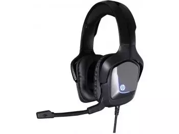 Headset Gamer HP H220GS LED, Drivers 40mm, Surround 7.1, USB - Preto