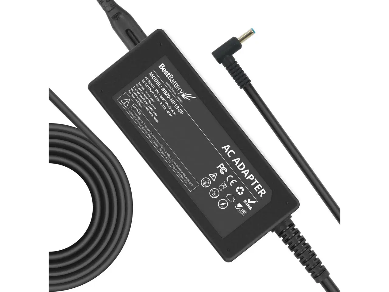 Fonte Carregador P/ Notebook HP 19.5V 2.31A 45W (Pino 4.5mm - 3.0mm)