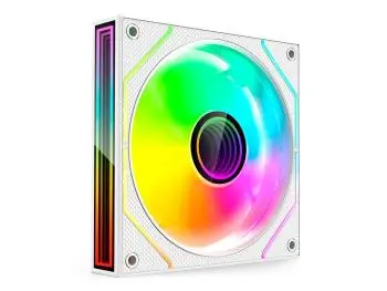 FAN Cooler C3Tech 120mm LED ARGB F9-L330WHRGB (4 Pinos ARGB) - Branco
