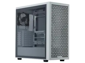Gabinete Cooler Master MasterBox Elite 502 Lite, 1 Fan, Lateral em Vidro Temperado, Mini Tower White