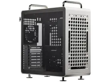 Gabinete Cooler Master MasterBox QUBE 540 MOONSTONE, 1 Fan, Lateral em Vidro Temperado, Mini Tower White