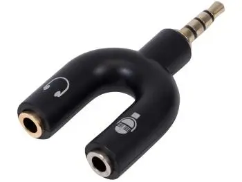 Adaptador Conversor Splitter 2 P2 (F) x P3 (M) - KNUP