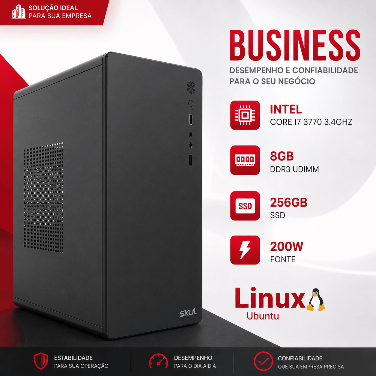 Computador Work Home - Intel i7 Edition (Intel Core i7-3770 Quad