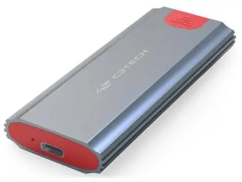 Case para SSD M.2 NVMe e SATA OTG, USB-C/USB-A 3.1 Gen2 (10Gbps) - C3Tech