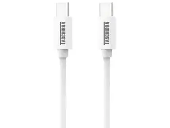 Cabo USB-C (M) x (M) 1,5m Branco - TASCHIBRA