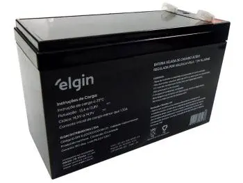 Bateria Selada de Chumbo para Sistema de Alarme 12V - Elgin 82315