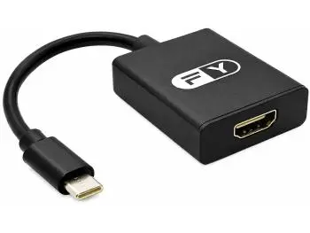 Cabo Adaptador USB Tipo-C Macho Para HDMI Fêmea - FY