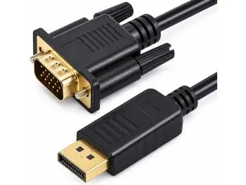 Cabo Conversor DisplayPort (M) x VGA (M) 1,80m Preto