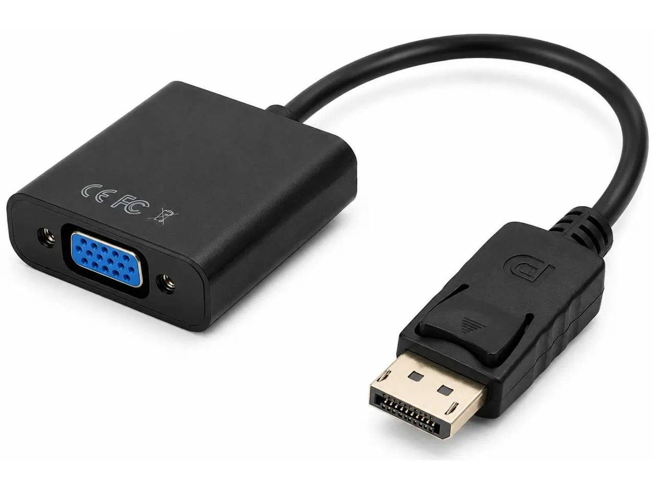 Cabo Adaptador Conversor DisplayPort DisplayPort (M) x VGA (F) 15cm - TSA