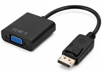 Cabo Adaptador Conversor DisplayPort (M) x VGA (F) 15cm - TSA