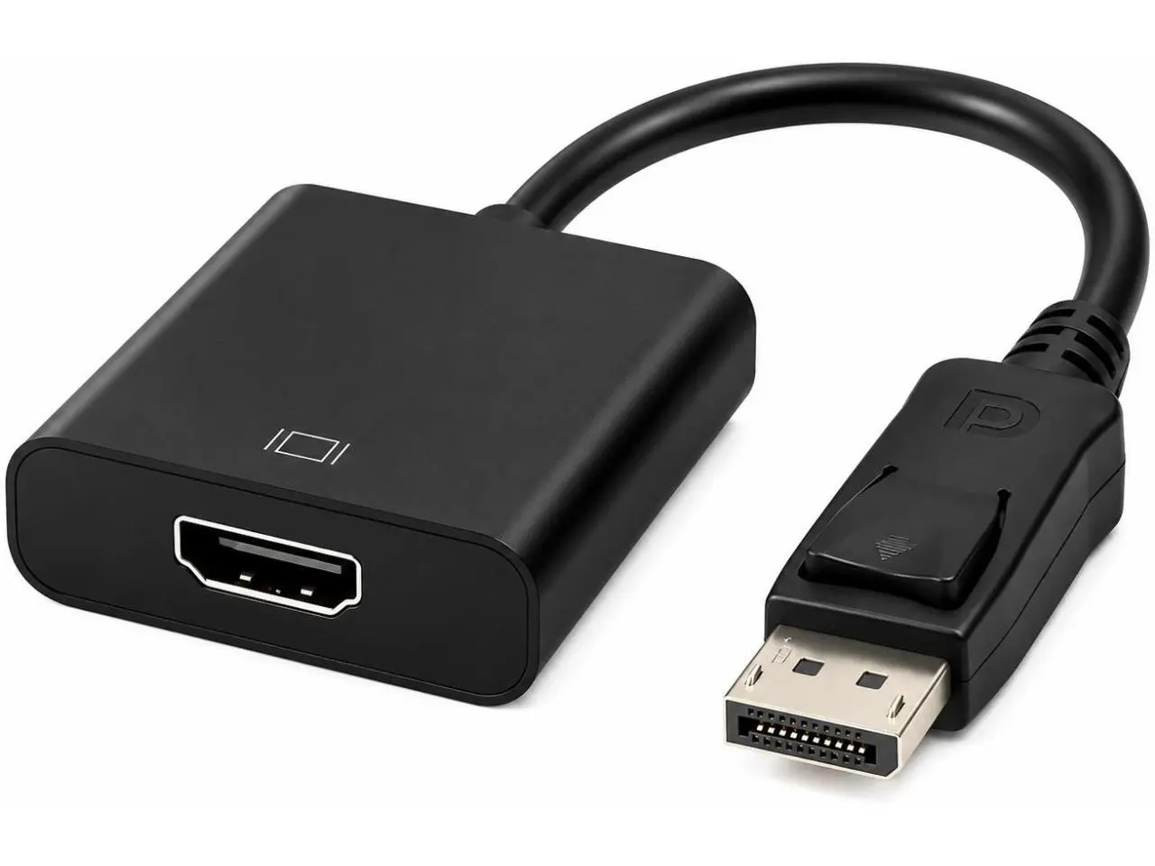 Adaptador Conversor DisplayPort (M) x HDMI (F) Preto 15cm - TSA