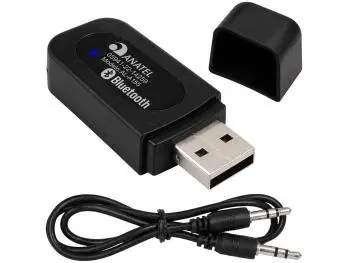 Adaptador Bluetooth - Receptor de Música com Cabo Auxiliar P2 (Automotivo e Residencial) - AL-A155