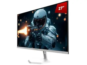 Monitor PCYES 27" Quartzo Q27F White Ghost Gaming LED IPS Full HD Wide (1920x1080 / 100Hz / 5ms/ sRGB 105%) - PMGQ27F100WG