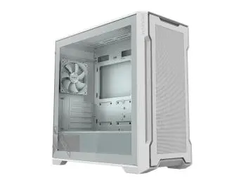 Gabinete Gamer Gigabyte C102 Glass ICE, Lateral em Vidro Temperado, 2 fans, Mid Tower, Branco