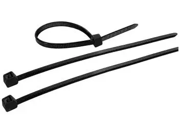 Abraçadeira de Nylon 100 Unidades Preta 140x3,6mm - Nove54
