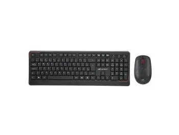 Kit Teclado e Mouse C3Tech K-W70BK Wireless