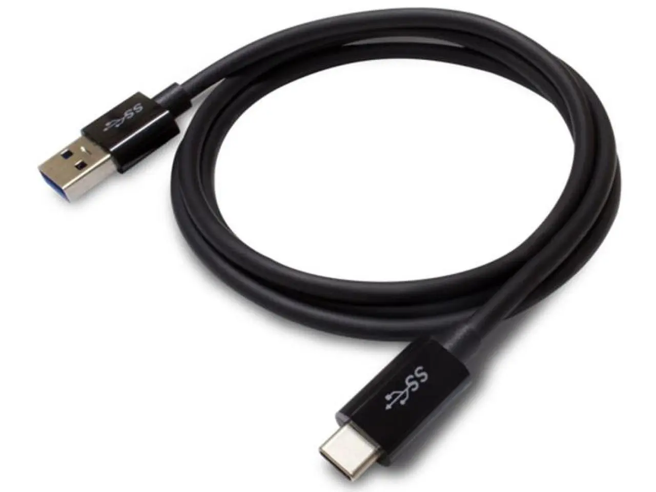 Cabo USB-C para USB-A USB 3.0 5Gbps 1 Metro Preto - COMTAC 20129335