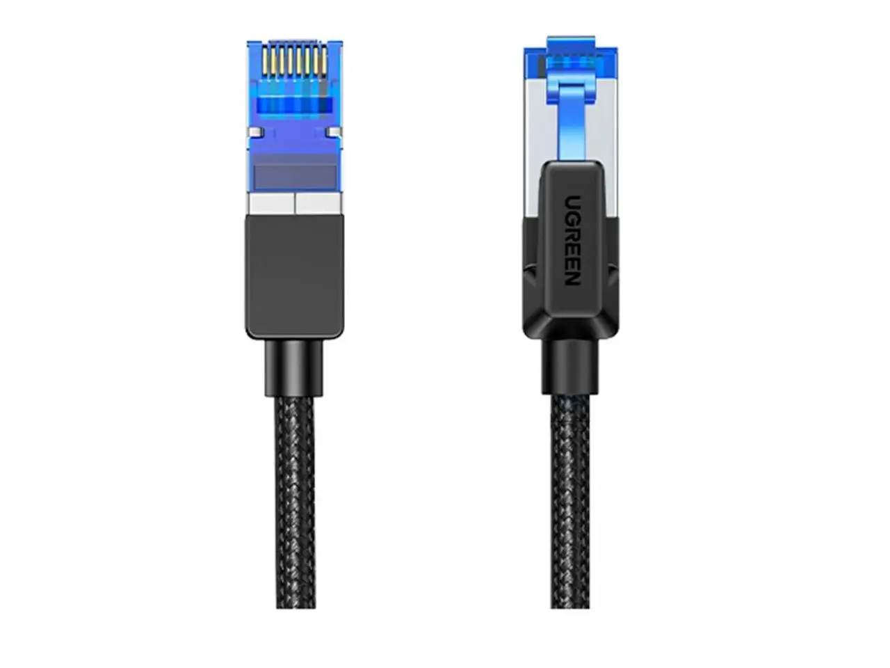 Cabo de Rede RJ-45 CAT8 F/FTP, trançado, 3m, Preto - Ugreen