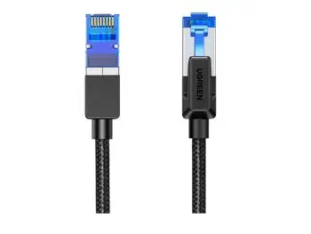 Cabo de Rede RJ-45 CAT8 F/FTP, trançado, 3m, Preto - Ugreen