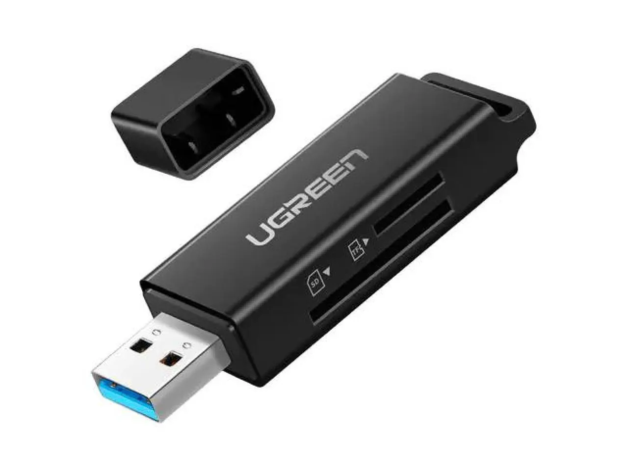Leitor de Cartão Ugreen USB, 2 em 1, (SD e TF) - CM104