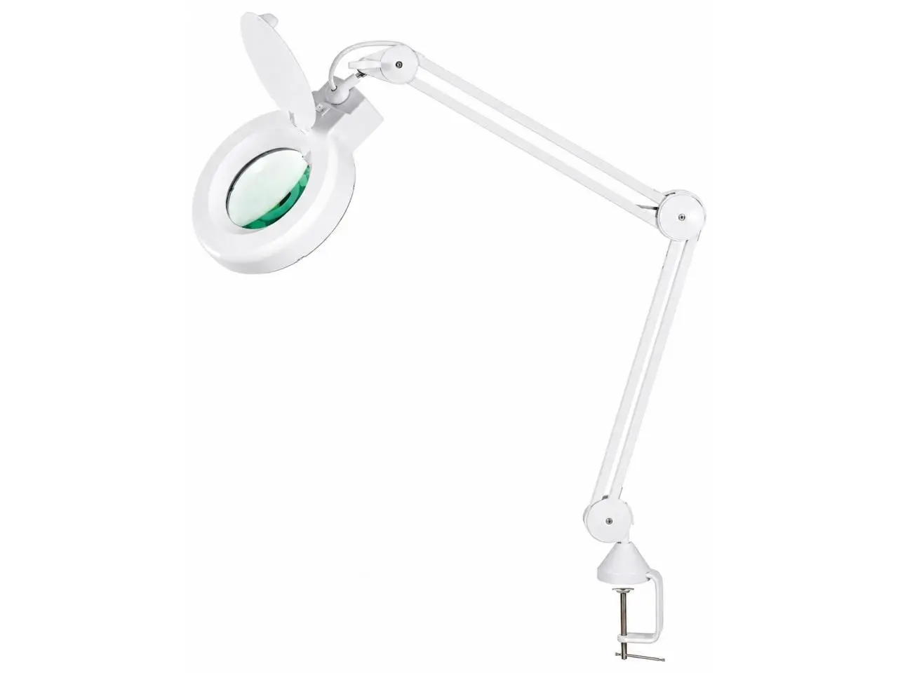 Lupa de bancada com iluminação LED Solver HL-500 8X