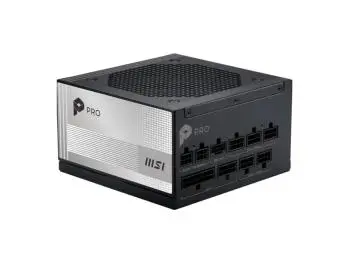 Fonte MSI PRO A850PL 850W, ATX 3.1, Full Modular, 80PLUS Platinum
