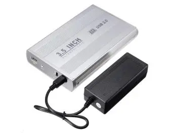 Case HD 3.5" SATA para USB 2.0, Prata - ATA