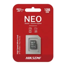 Cartão Hiksemi 128GB Neo microSD Card (Classe 10) U1, V30, UHS-I - HS-TF-C1 128G