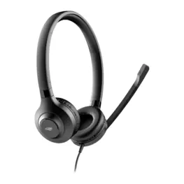 Headset C3Tech PH-360BK USB (Windows, MacOS, iOS, Playstation) - Preto