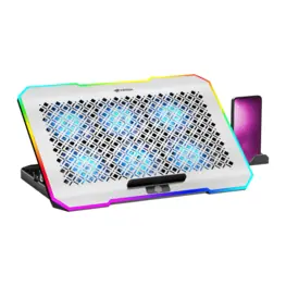 Base Cooler Gamer Para Notebook com 6 Coolers Até 17.3" - C3Tech