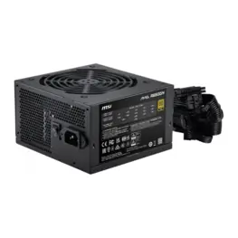 Fonte MSI MAG A650GN 650W, 80 Plus Gold, PFC Ativo, Cabos Flat, Preto - MAG A650GN