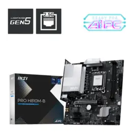 Placa Mãe MSI PRO H810M-B (LGA 1851/Intel H810/M.2/DDR5)