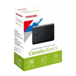 HD Externo Toshiba 2TB Canvio Basics Portátil USB 3.0, Preto - HDTB520XK3AA 