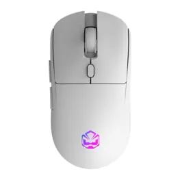 Mouse PCYes Gamer Basaran, Wireless (Sem Fio), 12400dpi, LED RGB, USB
