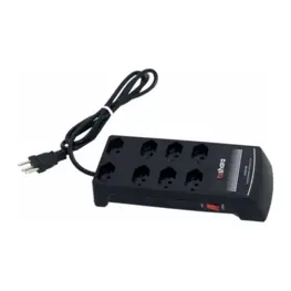 Filtro de Linha + DPS TS Shara 8 Tomadas 10A Protetor Anti-Raio, Classe III, Cabo 1,5m, Bivolt, Preto - 630