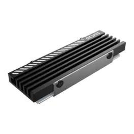 Dissipador de Calor (Heatsink) PCYES Heat Shield para SSD M.2 2280 NVMe, Alumínio, Thermal Pad 8,5W/mK, Preto - PHS2280BK
